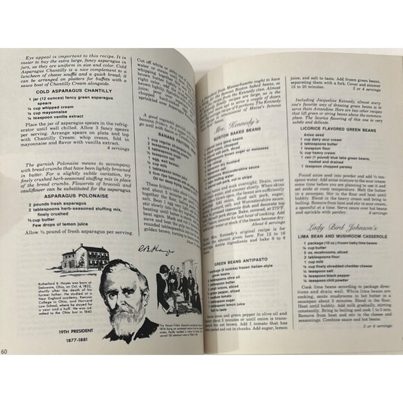 The President's Own White House Cookbook SC 1968 American Recipes Illust Vintage - Picture 8 of 13